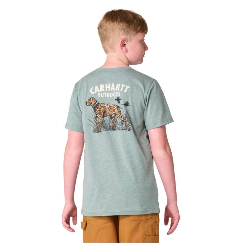 Carhartt  Mountain View Heather Boys' Short Sleeve Pointer Pocket T-Shirt (Toddler/Child/Youth)