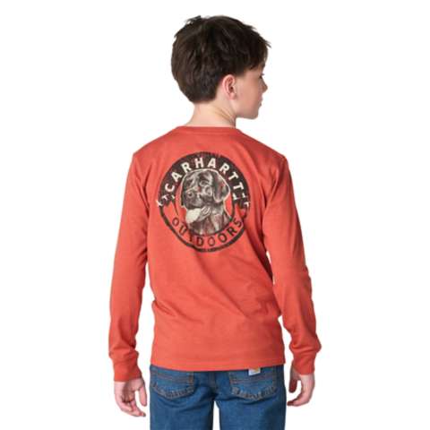 Детские футболки Carhartt Boys' Long Sleeve Dog T-Shirt (Child)