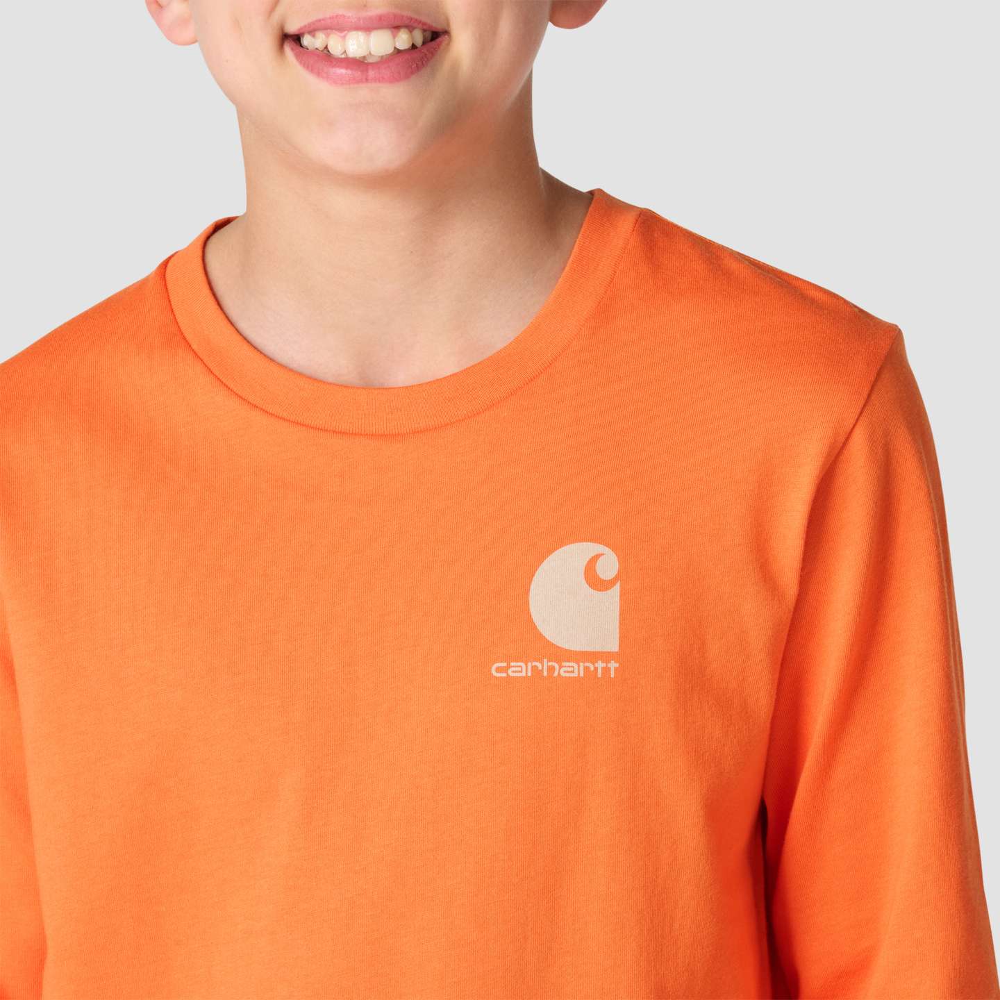 Футболка Carhartt Long Sleeve Deer для мальчиков, цвет: Красный — фото 6