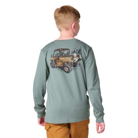 Детские футболки Carhartt Boys' Long Sleeve Utility Vehicle Pocket T-Shirt (Toddler/Child/Youth)