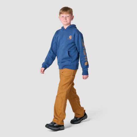 Детские худи Carhartt Boys' Long Sleeve Graphic Logo Sweatshirt (Child/Youth)