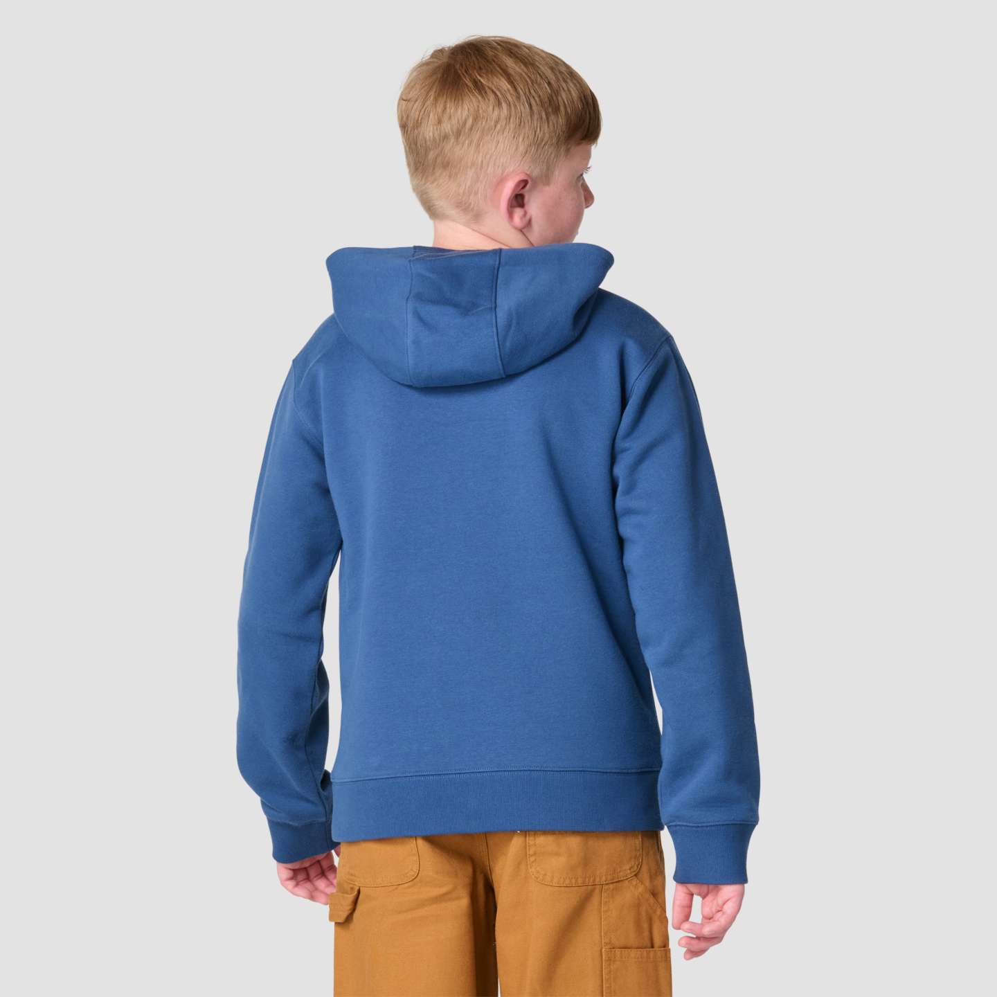 Свитшот Carhartt Long Sleeve Graphic Logo Sweatshirt (Child/Youth) для мальчиков, цвет: Deep Lagoon — фото 3