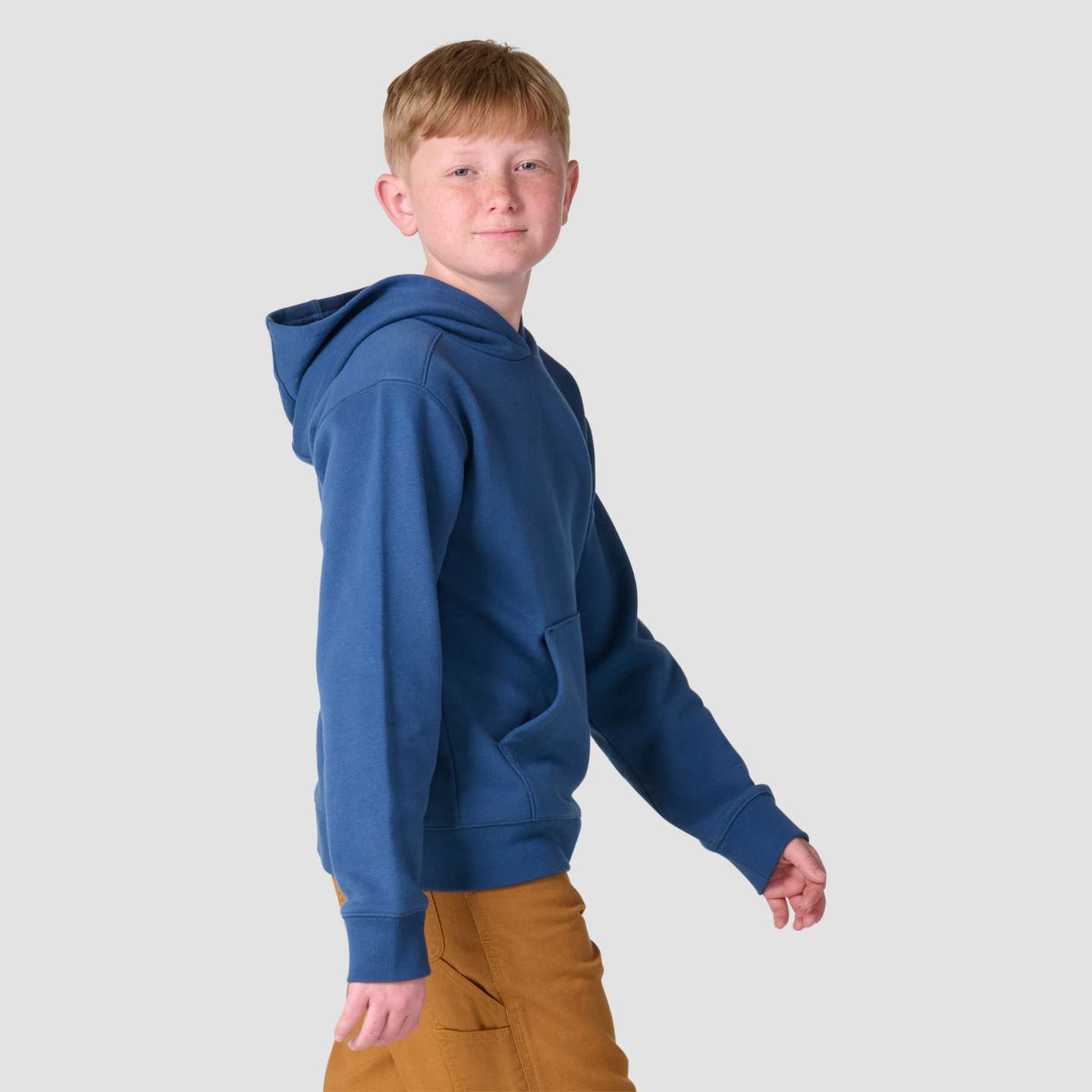 Свитшот Carhartt Long Sleeve Graphic Logo Sweatshirt (Child/Youth) для мальчиков, цвет: Deep Lagoon — фото 4