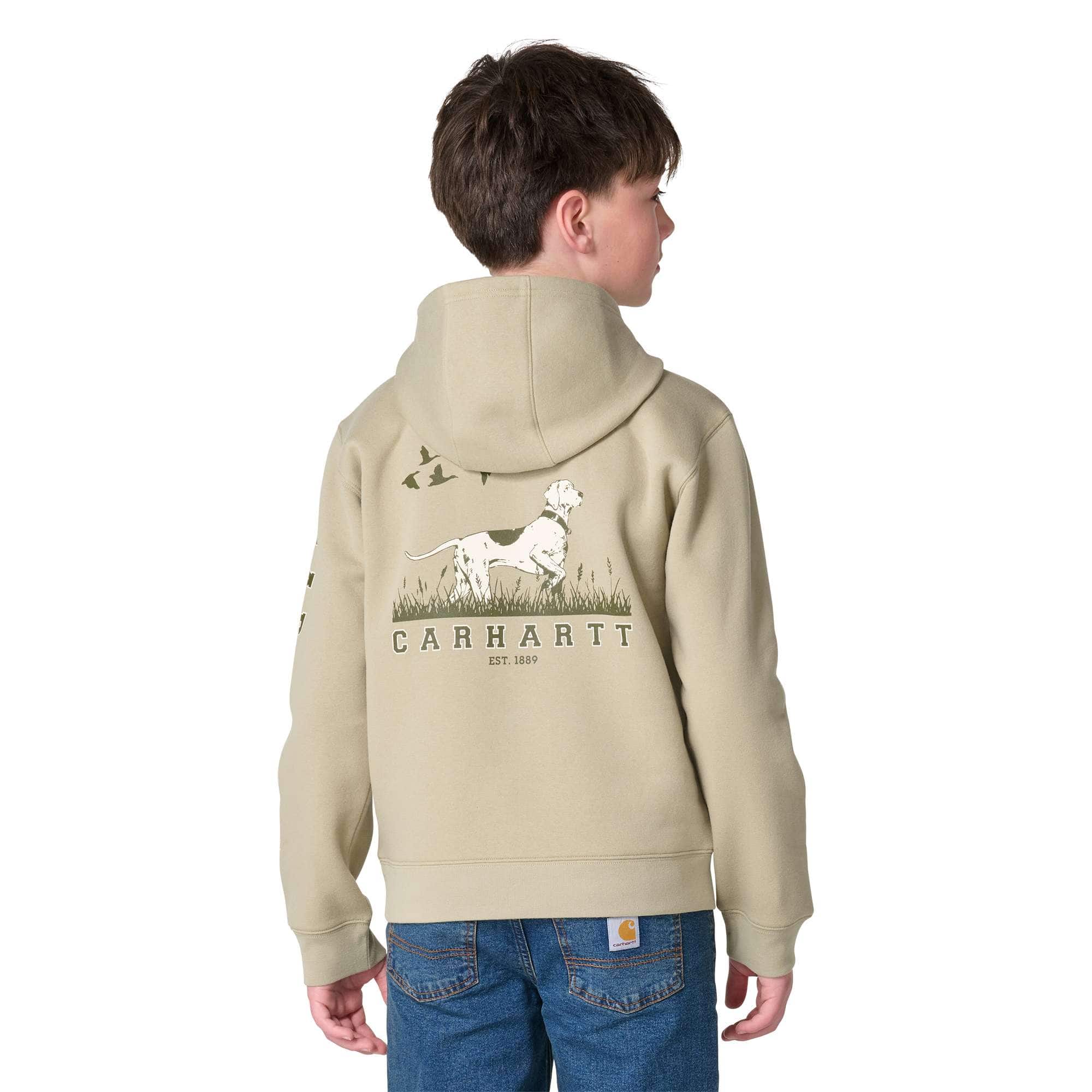 Carhartt Boys' Long Sleeve Dog Graphic Sweatshirt (Child/Youth)