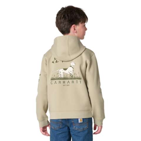 Детские худи Carhartt Boys' Long Sleeve Dog Graphic Sweatshirt (Child/Youth)