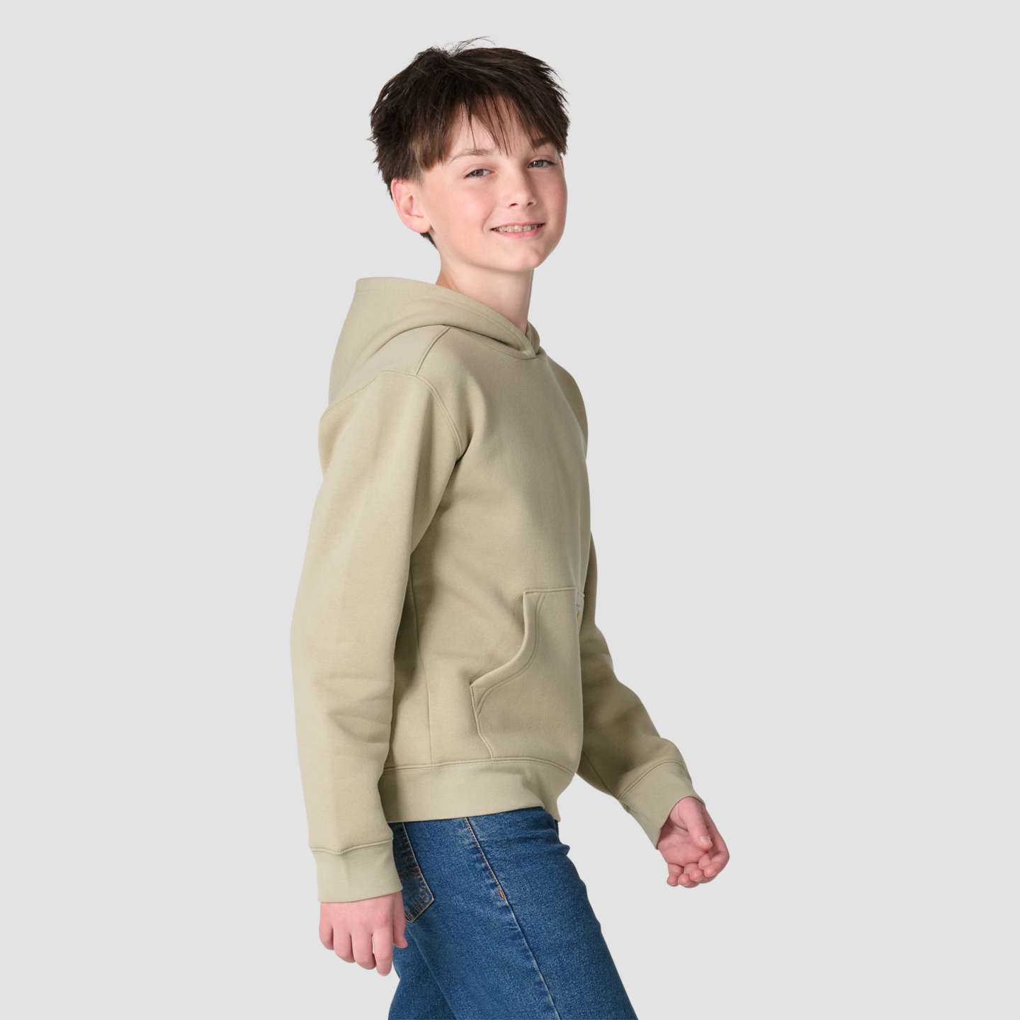Толстовка Carhartt Long Sleeve Dog Graphic для мальчиков, цвет: Песчаниковый — фото 4