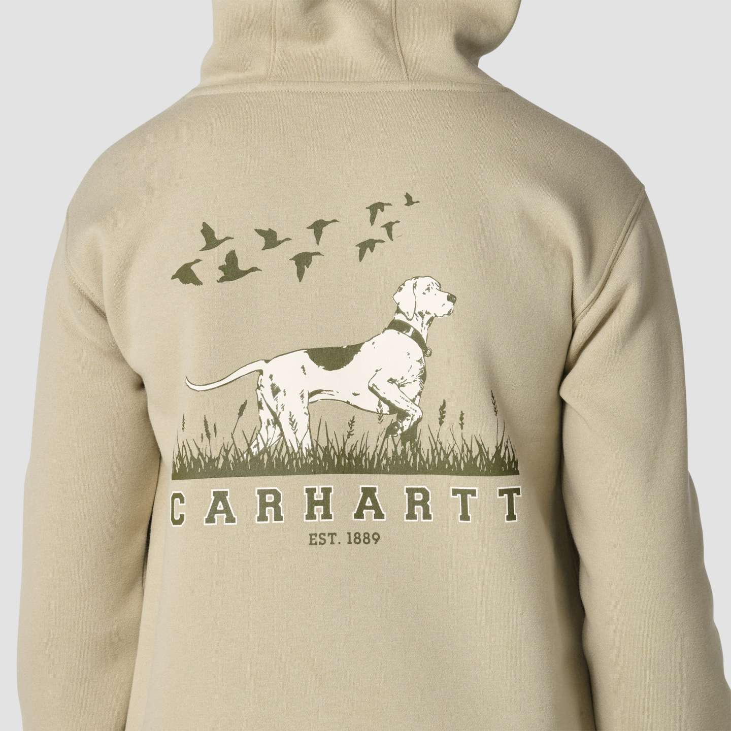 Толстовка Carhartt Long Sleeve Dog Graphic для мальчиков, цвет: Песчаниковый — фото 5