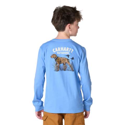 Детские футболки Carhartt Boys' Long Sleeve Hunting Dog T-Shirt (Toddler/Child/Youth)