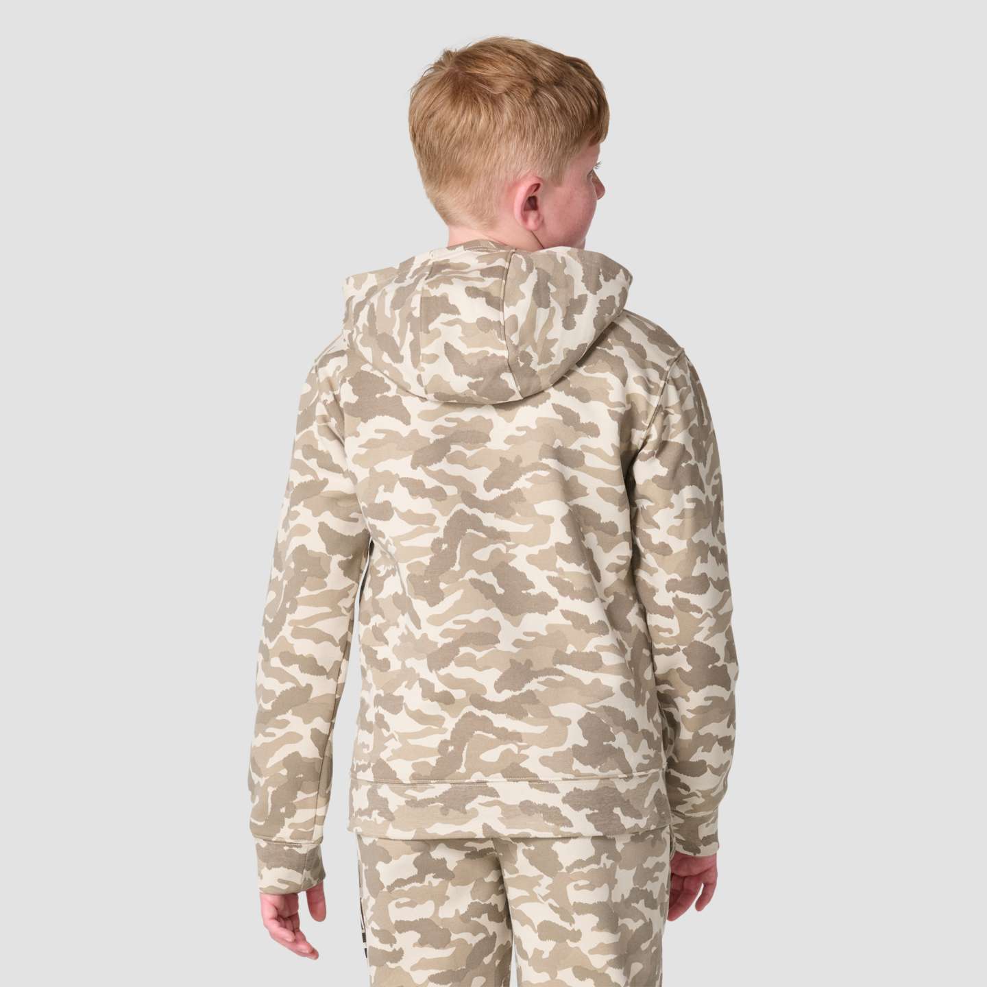 Свитшот Carhartt Long Sleeve Hooded Camo Print Sweatshirt для мальчиков, цвет: Бежевый — фото 2