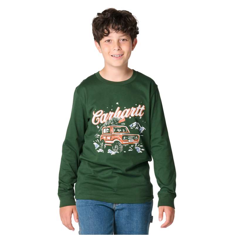 Carhartt  Mountain View Boys' Long Sleeve Holiday T-Shirt (Child/Youth)