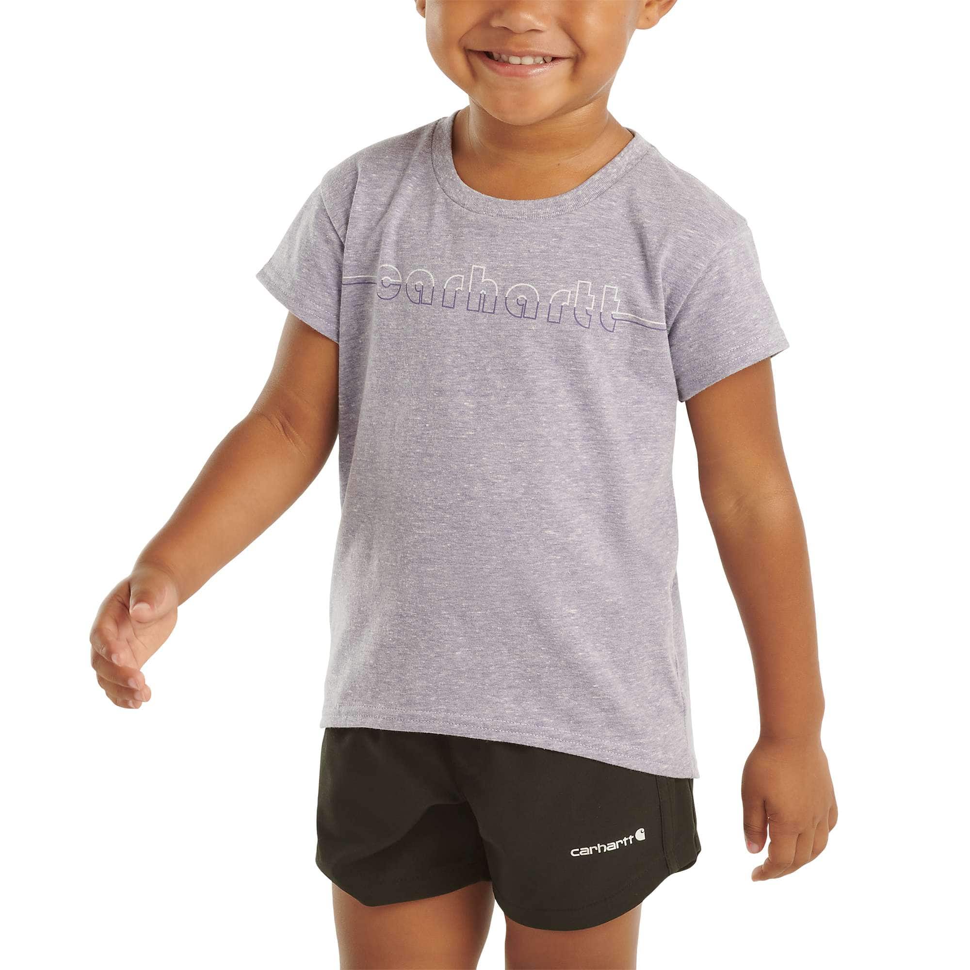 Carhartt Girls' Short-Sleeve Logo T-Shirt (Toddler/Child/Youth)