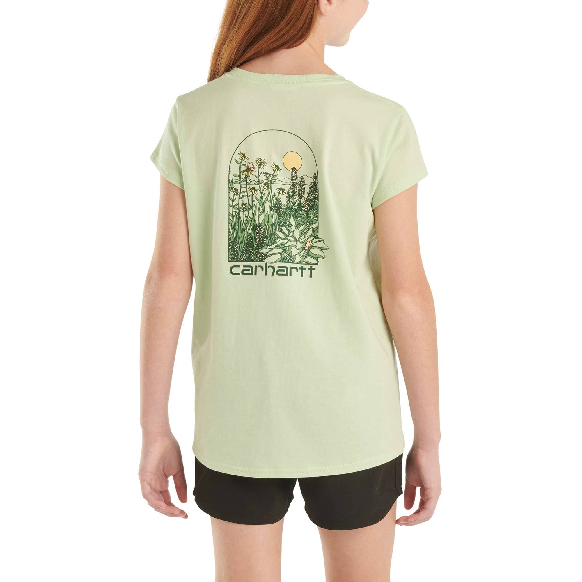 Girls' Short-Sleeve Plant T-Shirt (Toddler/Child/Youth)