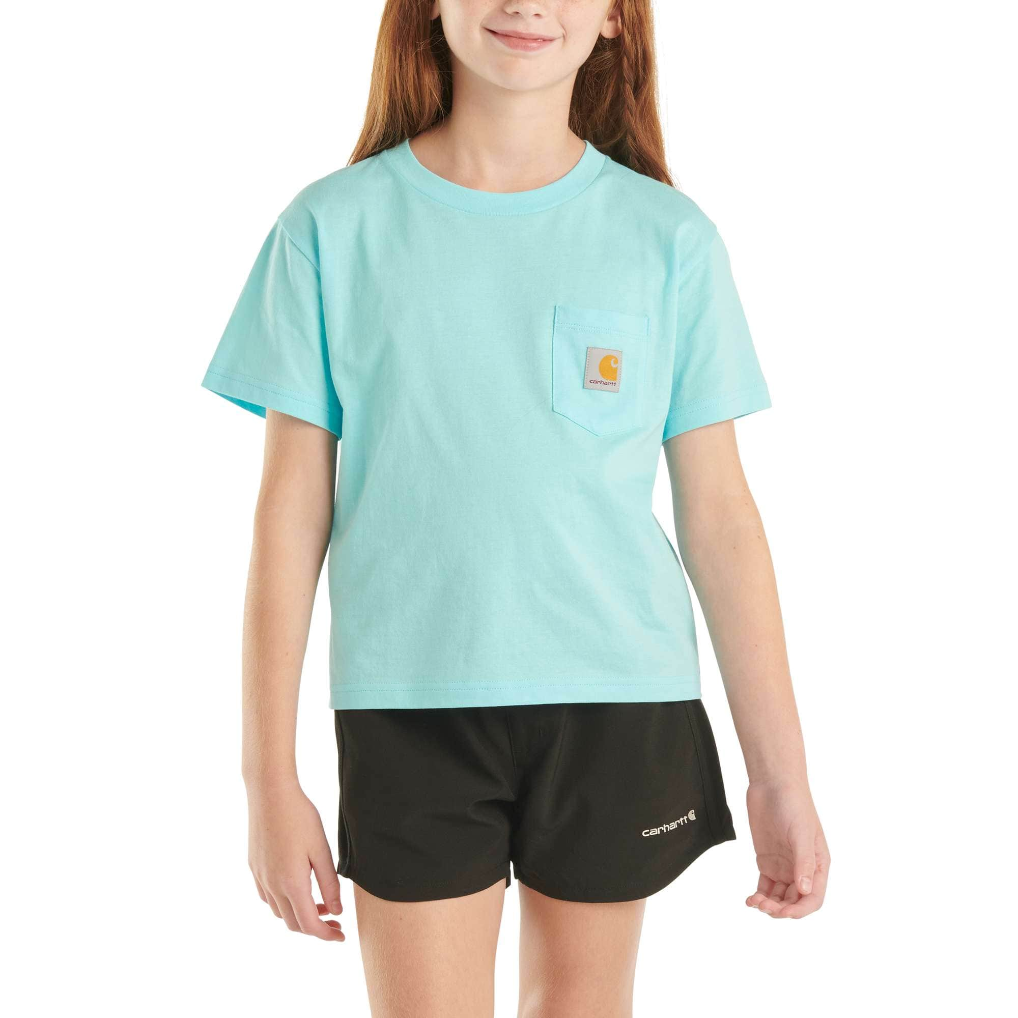 Girls' Short-Sleeve Camping Pocket T-Shirt (Child/Youth)