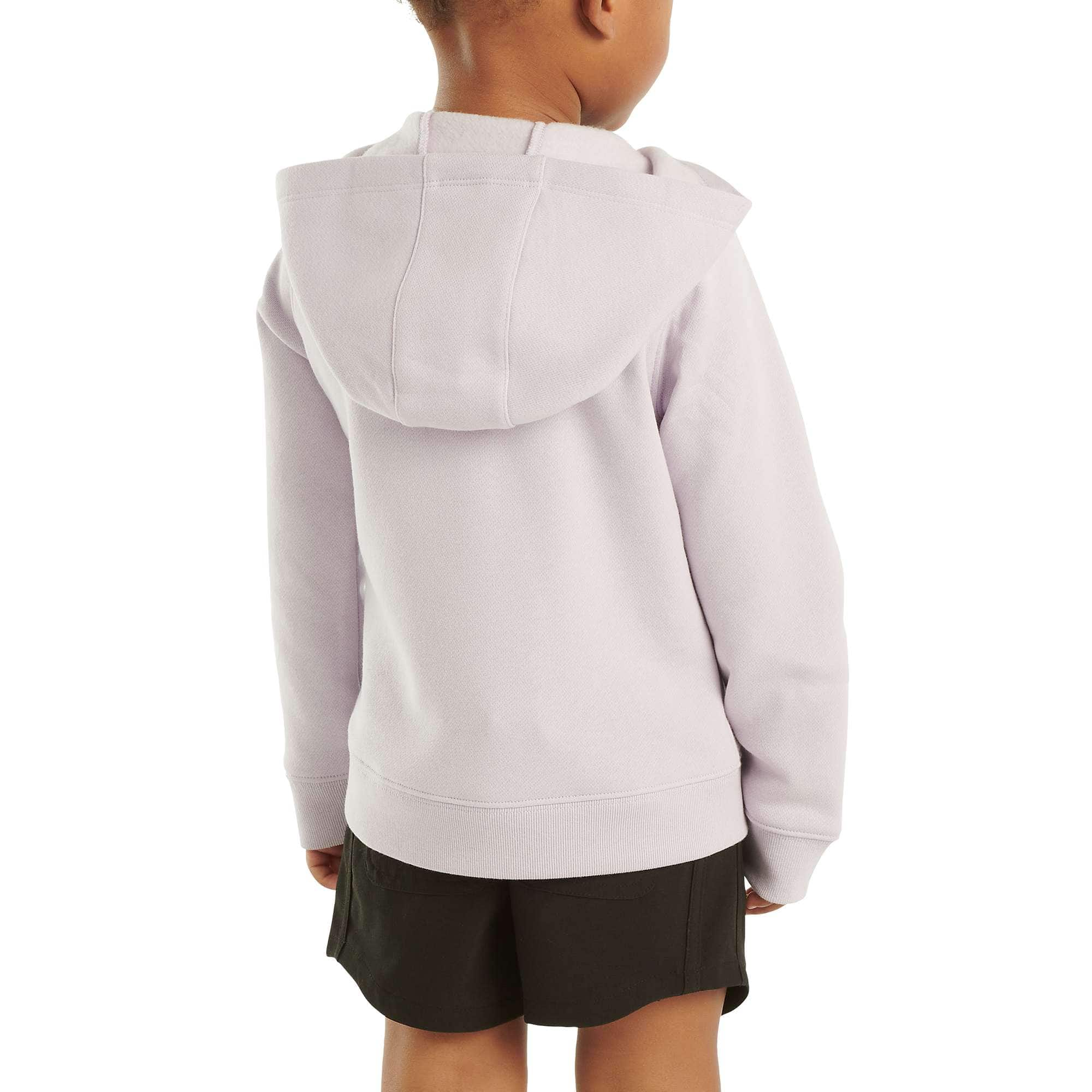 Girls' Long Sleeve Half-Zip Hooded Sweatshirt (Infant/Toddler)