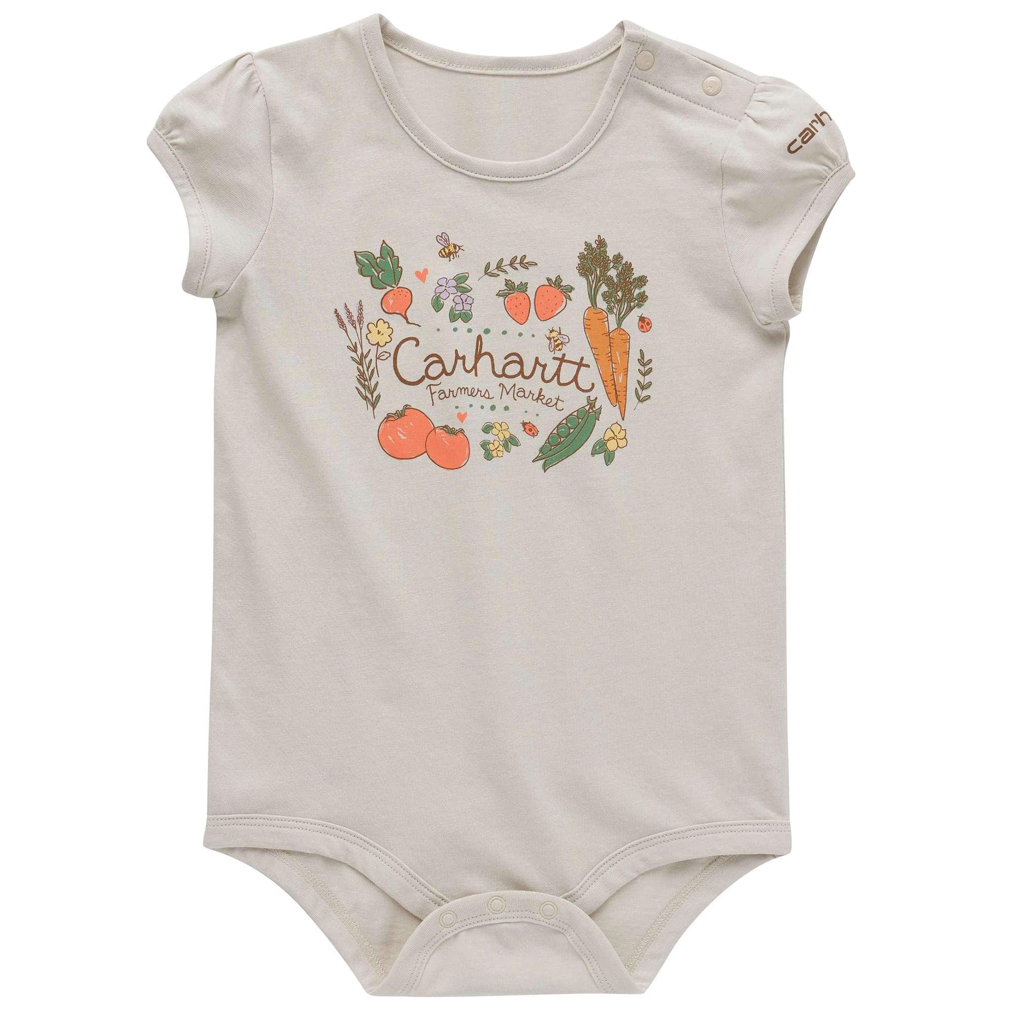 Girls' Short-Sleeve Farmers Market Bodysuit (Infant)