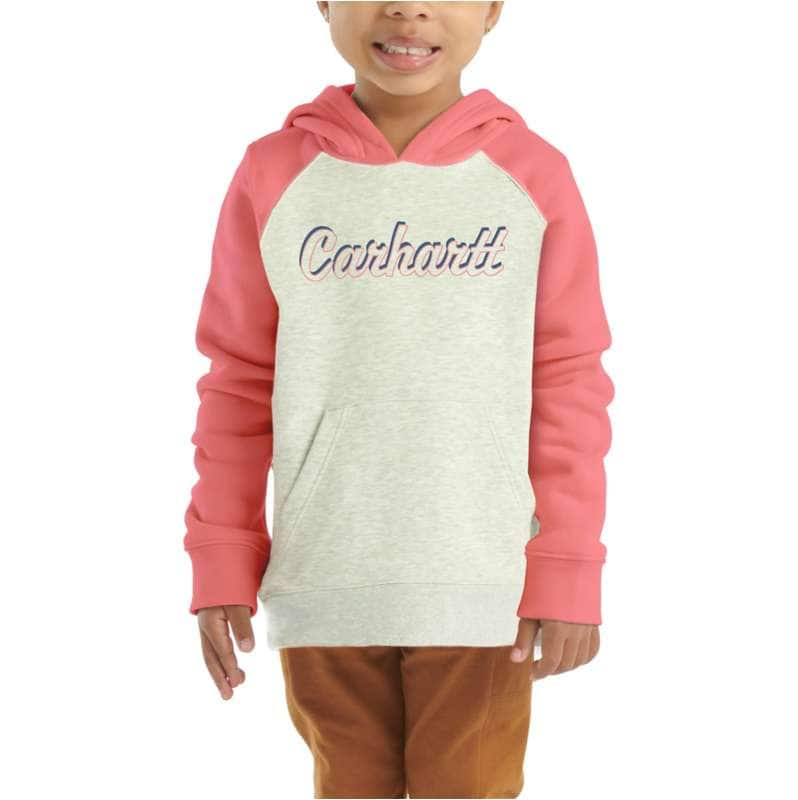 Carhartt  Malt Girls' Long Sleeve Raglan Sweatshirt (Toddler/Child/Youth)