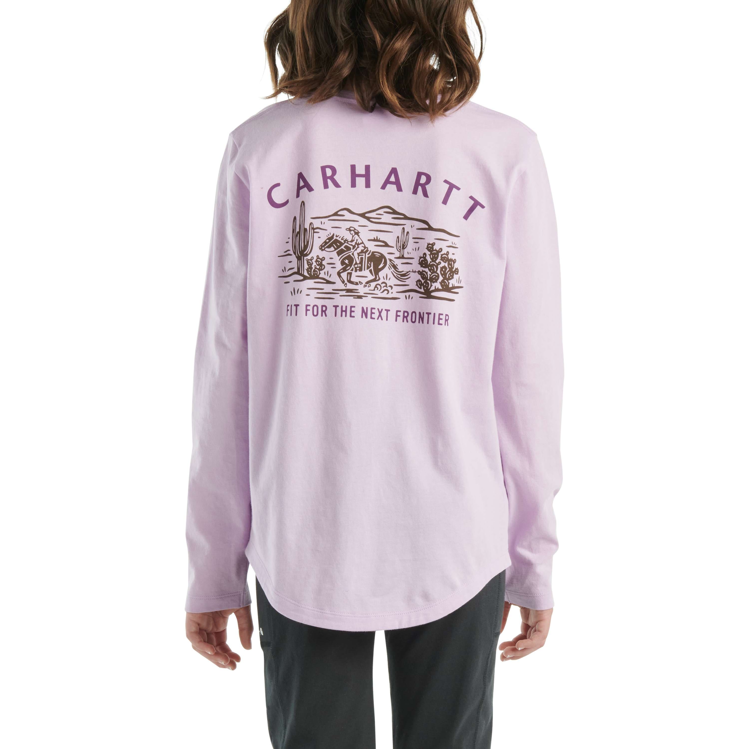 Carhartt Girls Long-Sleeve Frontier T-Shirt (Toddler/Child/Youth)