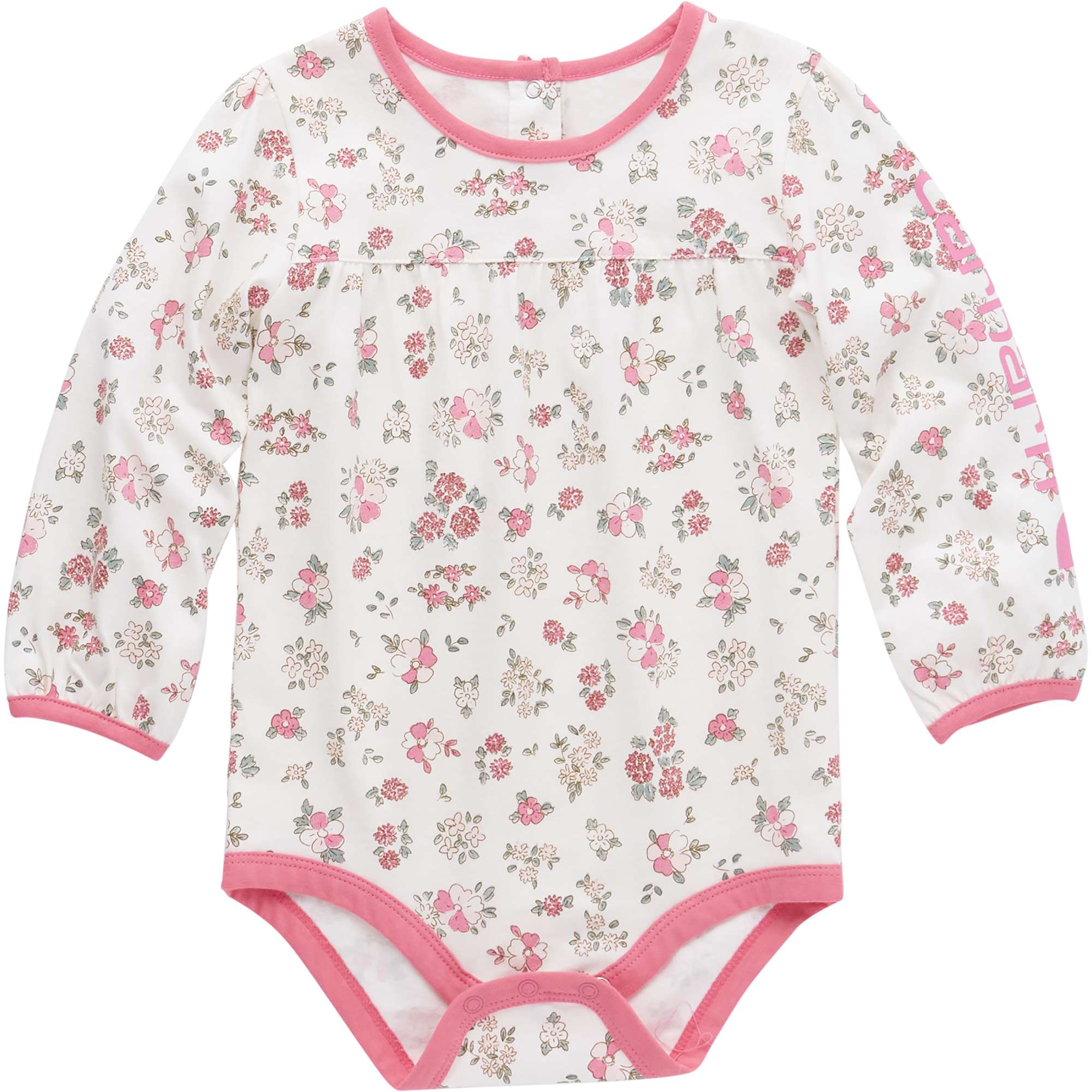 Carhartt Girls' Long-Sleeve Floral Bodysuit (Infant)