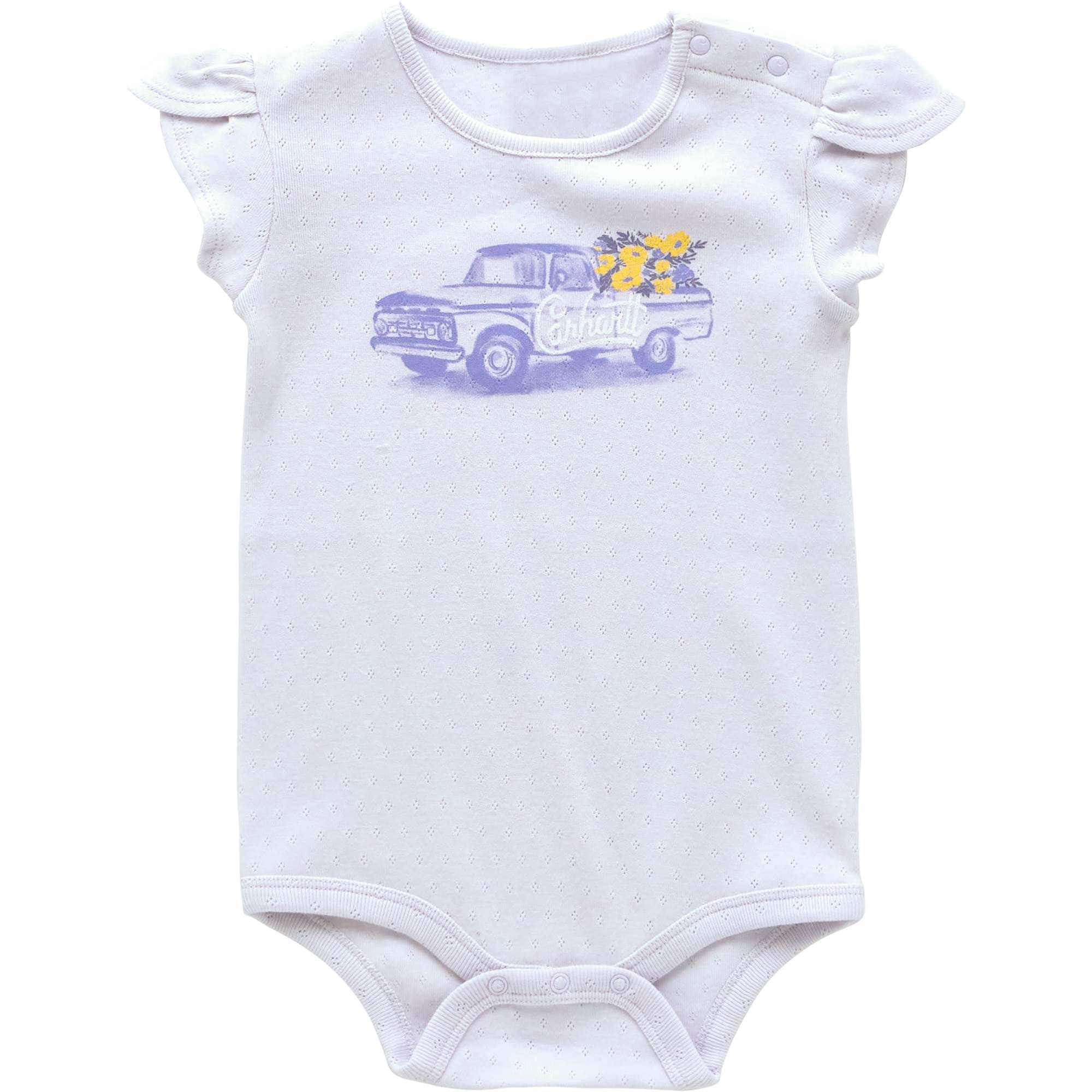 Additional thumbnail 1 of Girls' Short Sleeve Truck Bodysuit Fresher (Infant)