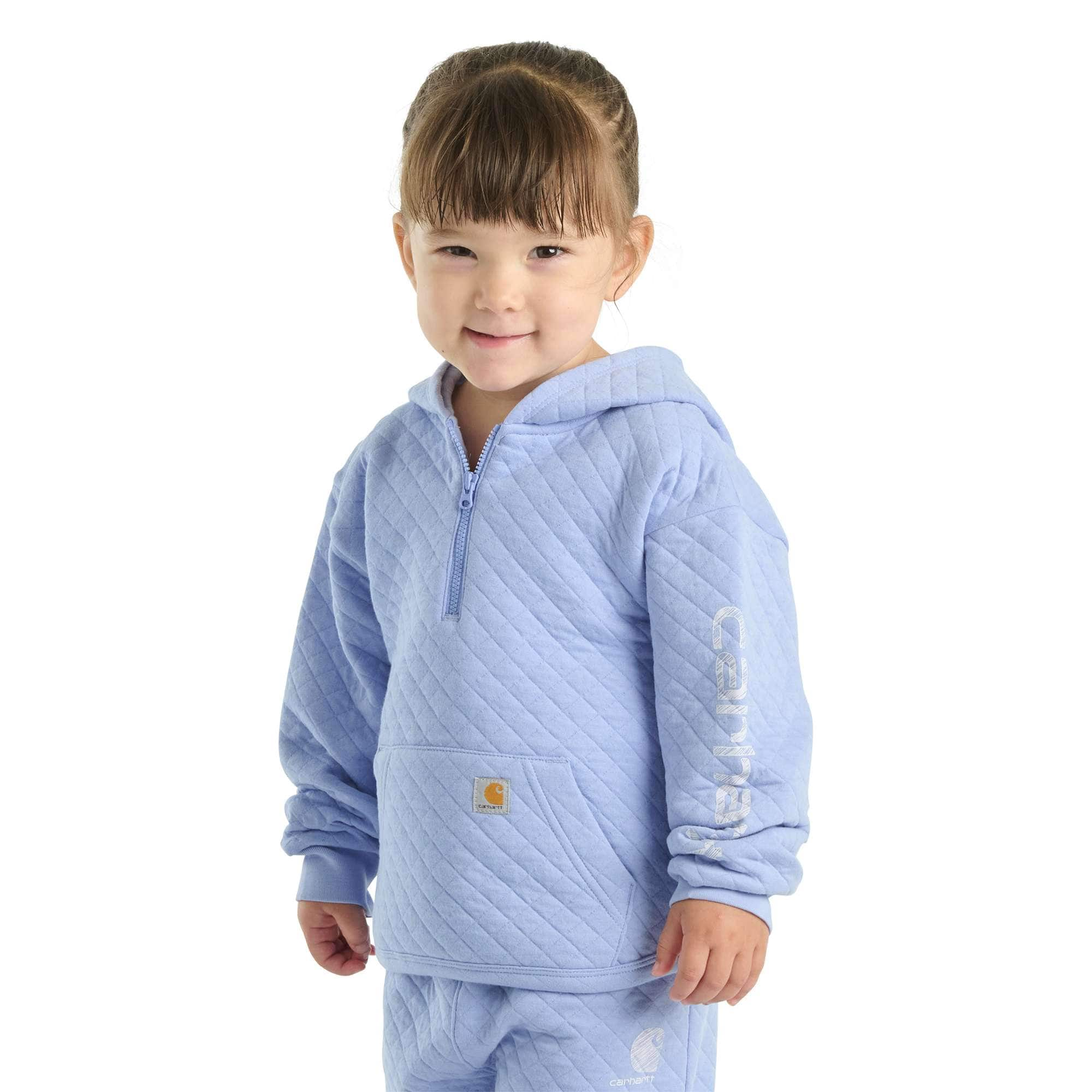 Additional thumbnail 1 of Long Sleeve Quilted Jersey Half-Zip Sweatshirt (Infant/Toddler)