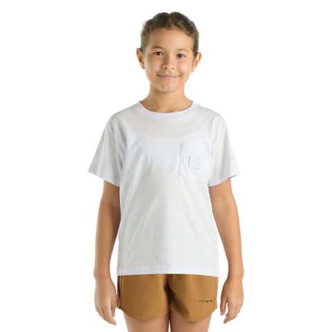 Детские футболки Carhartt Girls' Short Sleeve Tonal Patch Pocket T-Shirt (Toddler/Child/Youth)