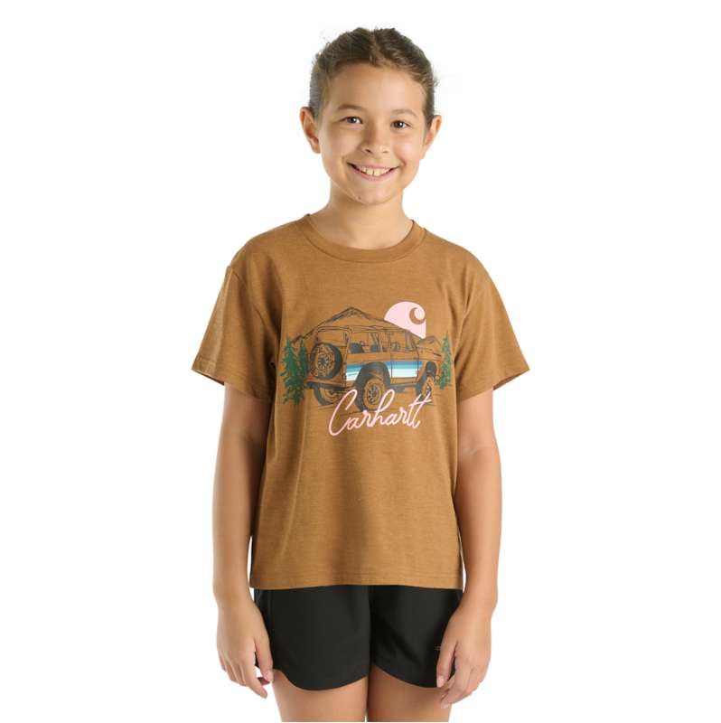 Carhartt  Mossy Oak Girls' Short Sleeve Vehicle T-Shirt (Child/Youth)