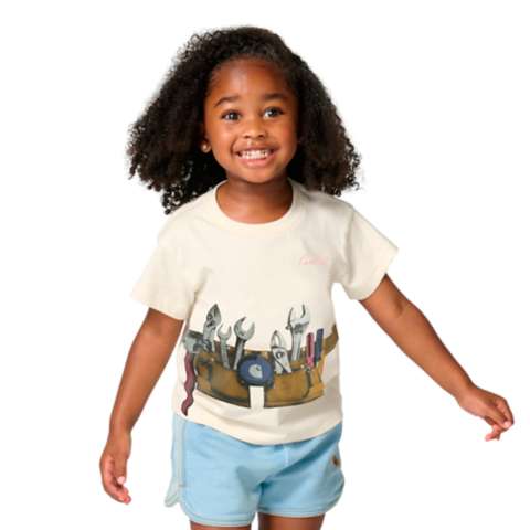 Детские футболки Carhartt Girls' Short Sleeve Tool Belt Tee (Toddler)