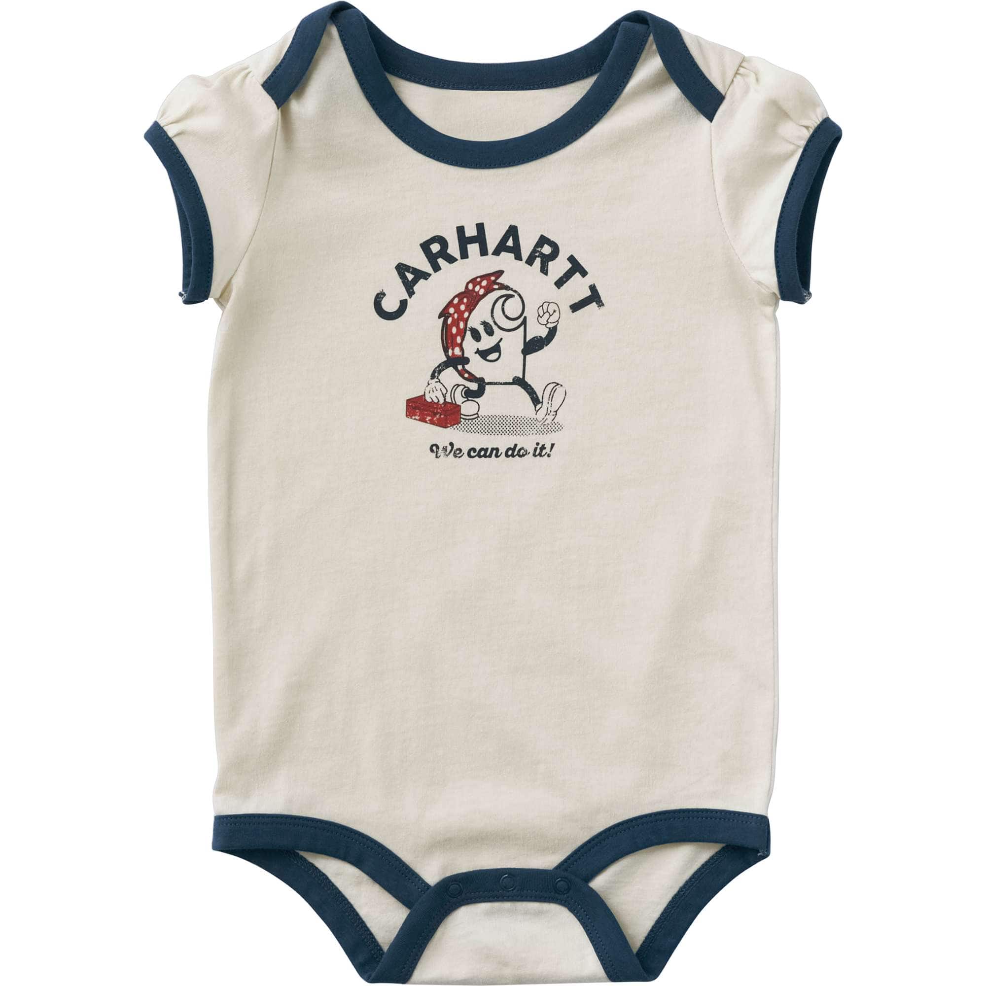 Carhartt Girls' Short Sleeve Rosie Bodysuit (Baby)