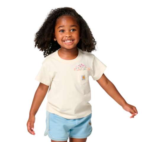 Детские футболки Carhartt Girls' Short Sleeve Garden Pocket T-Shirt (Child/Toddler/Youth)