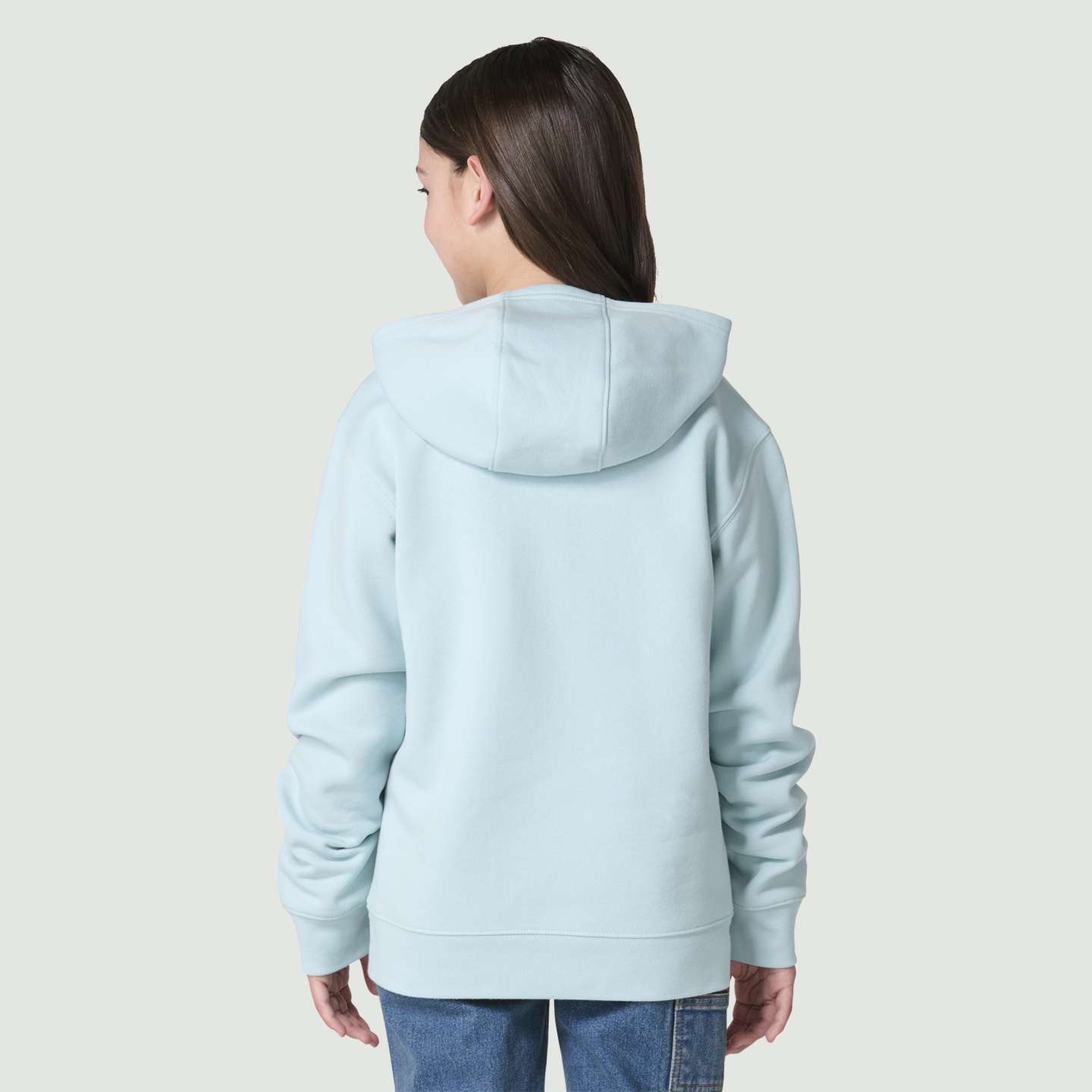 Толстовка Carhartt Long Sleeve Heart Logo для девочек, цвет: Синий мглистый — фото 3