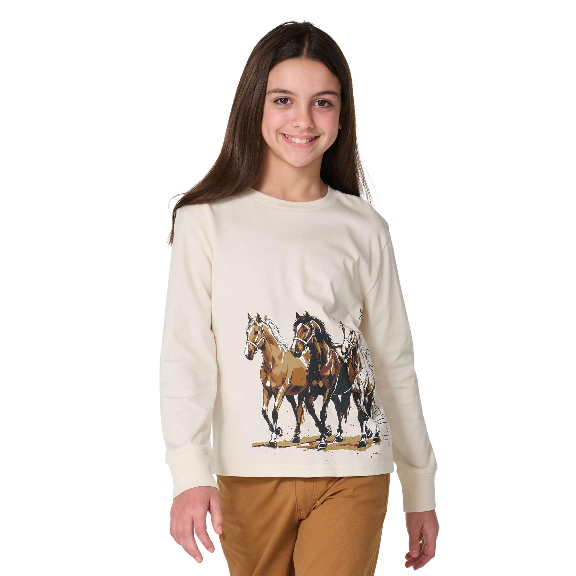 Carhartt Girls' Long Sleeve Wild Horses T-Shirt (Toddler/Child/Youth)
