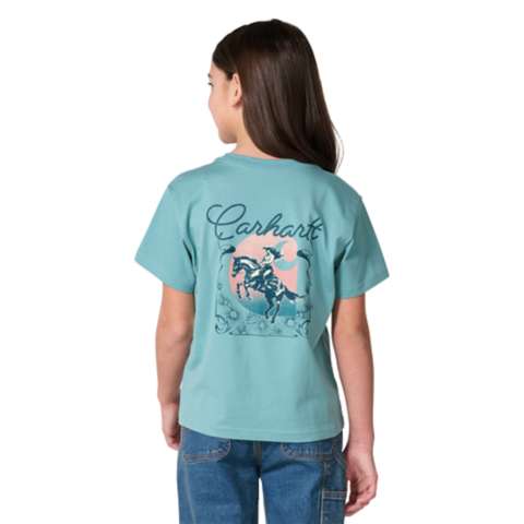 Детские футболки Carhartt Girls' Short Sleeve Rodeo T-Shirt (Toddler/Child/Youth)