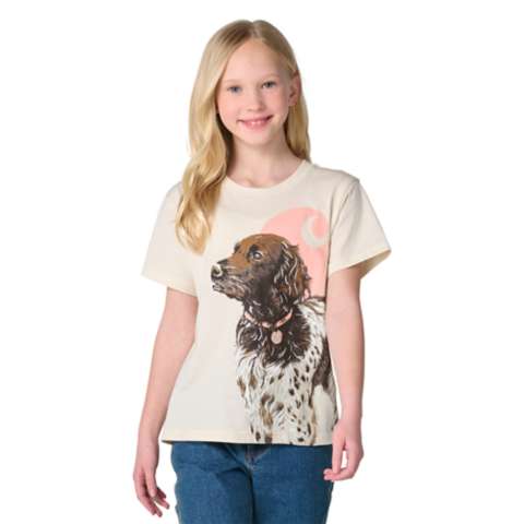 Детские футболки Carhartt Girls' Short Sleeve Dog T-Shirt (Toddler/Child/Youth)
