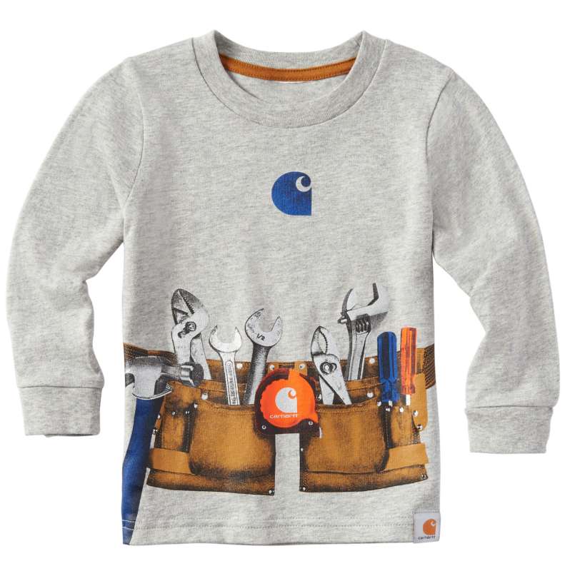 Carhartt  Heather Gray Boys' Toolbelt Tee (Toddler)