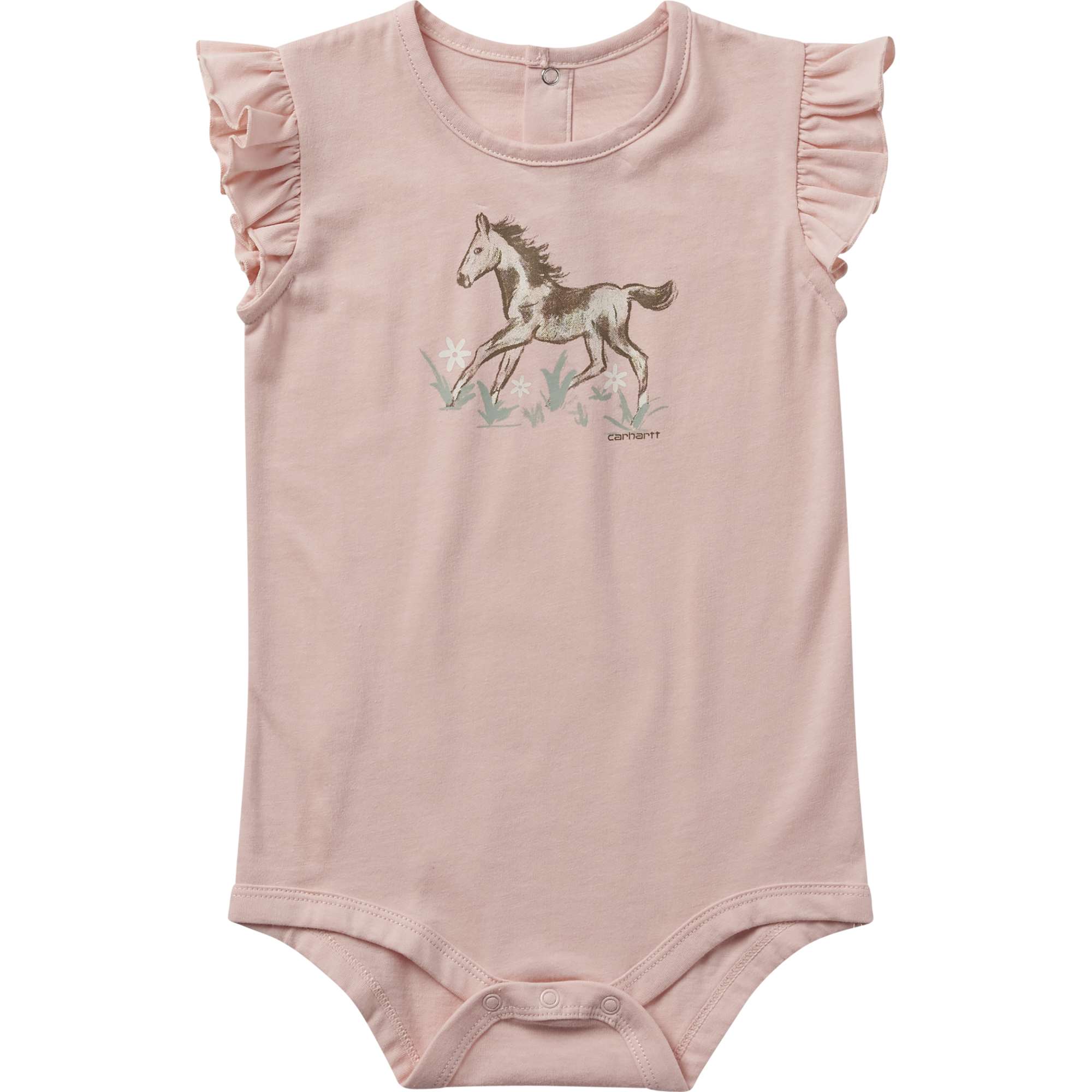 Carhartt Girls' Short-Sleeve Day on the Farm Bodysuit