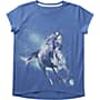 Additional thumbnail 1 of Girls' Short-Sleeve Crewneck Running Horse T-Shirt