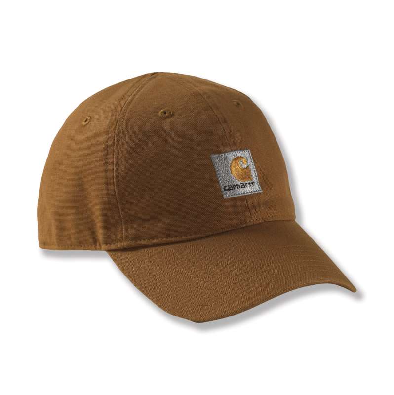 Carhartt  Carhartt Brown Kids' Signature Canvas Cap