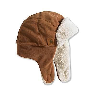 Carhartt Toddler boy,toddler girl Carhartt Brown Bubba Hat Sherpa-Lined