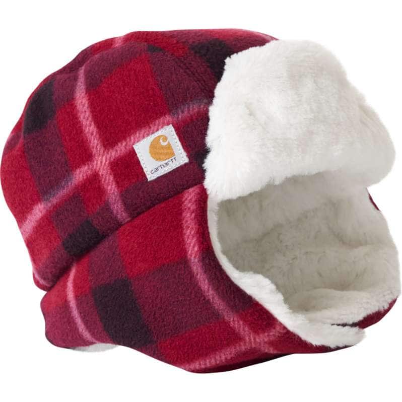 Carhartt  Rumba Red Kids' Sherpa Lined Trapper Hat