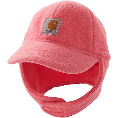 Carhartt Youth boy,youth girl Pink Rose Kids' Fleece Five-Panel Earflap Trapper Hat