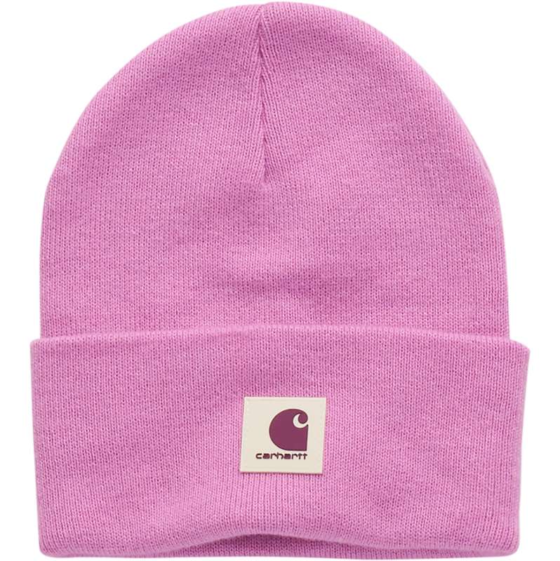 Carhartt  Dusty Pink Kids' Tonal Patch Knit Beanie (Baby, Toddler, Child, Youth)