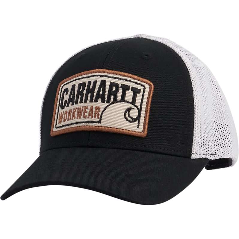 Carhartt  Black Kids' Twill Trucker Hat (Baby/Toddler/Child)