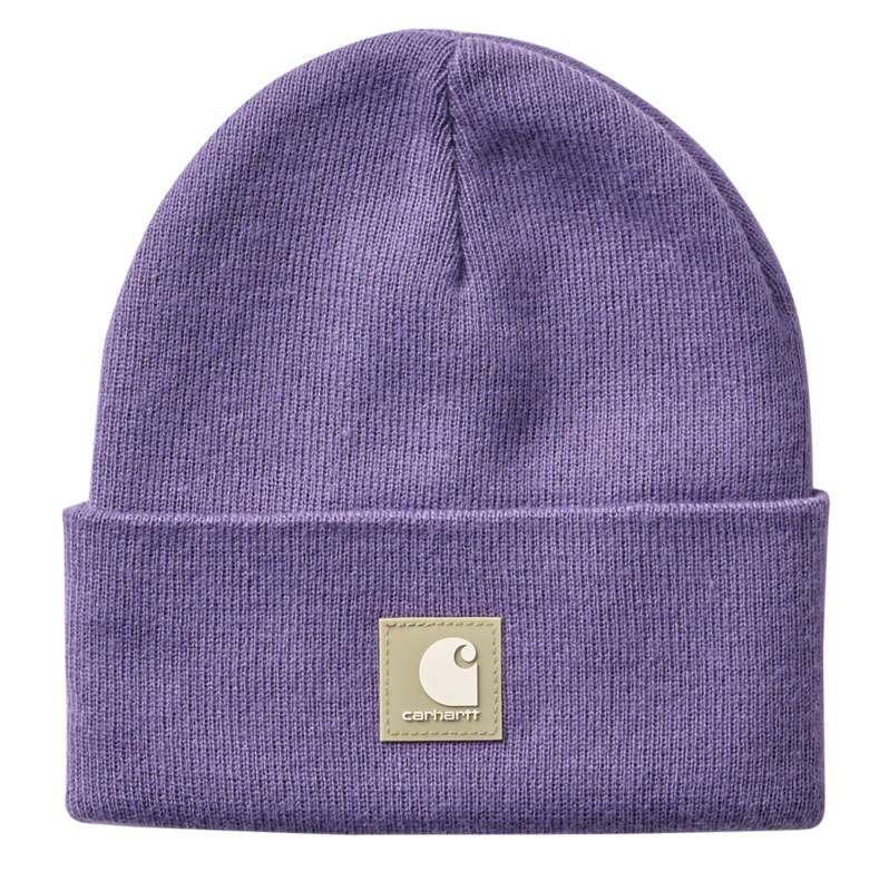 Carhartt  Bold Purple Kids'Rubber Patch Watch Cap Beanie (B/T/C/Y)