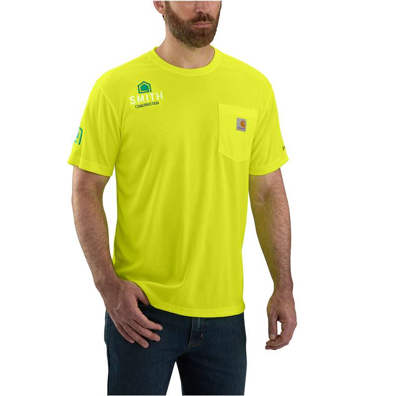 Carhartt  Brite Lime Force Color Enhanced Short-Sleeve T-Shirt