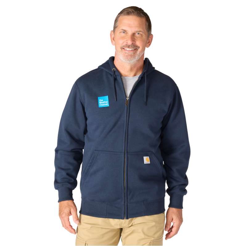 Carhartt  New Navy Rain Defender® Loose Fit Heavyweight Full-Zip Sweatshirt