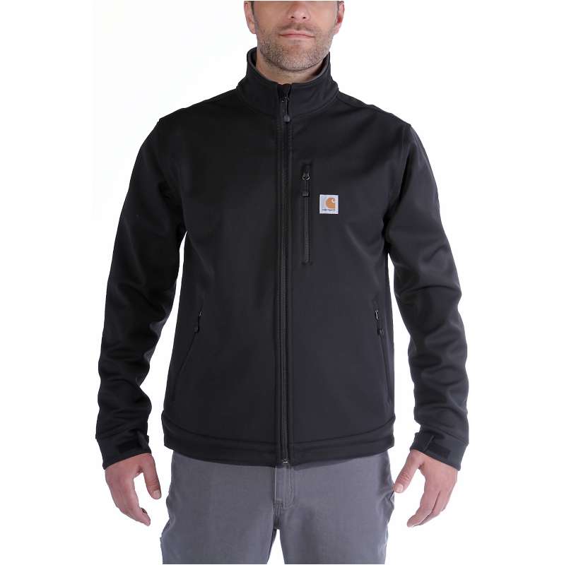 Carhartt  Black Rain Defender® Relaxed Fit Heavyweight Softshell Jacket - 1 Warm Rating