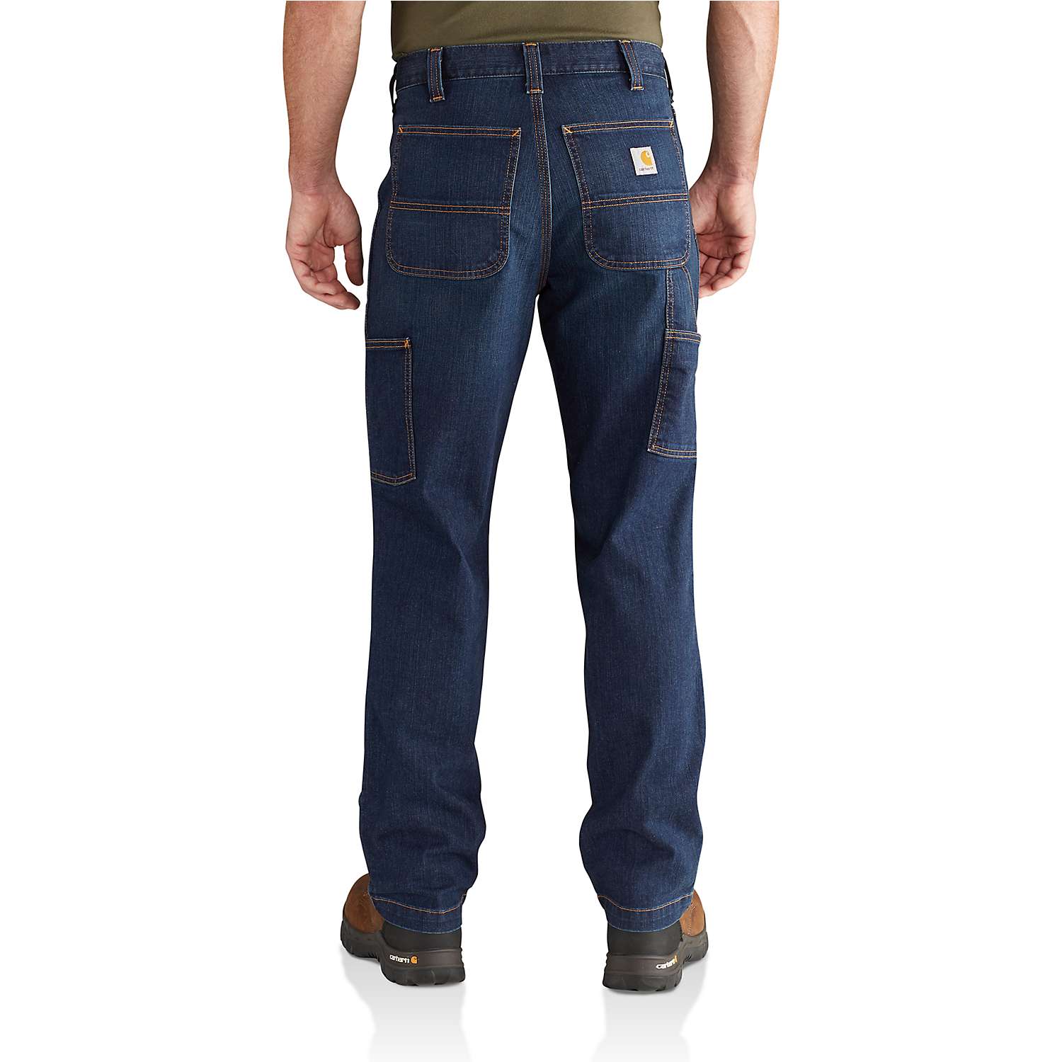 Additional thumbnail 2 of Rugged Flex® Denim Dungaree Pants
