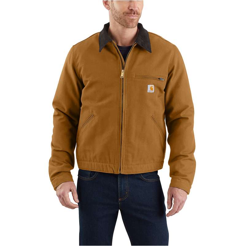 Carhartt  Carhartt Brown Iconic J01 Duck Detroit Jacket