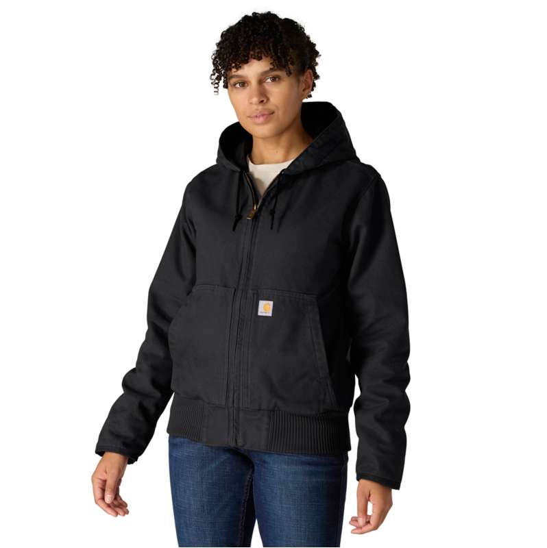 Carhartt  Black Women's Washed Duck Active Jac