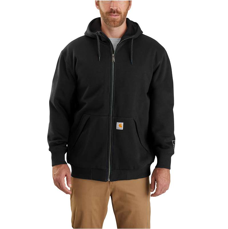 Carhartt  Black Paxton Thermal Lined Full Zip Sweatshirt